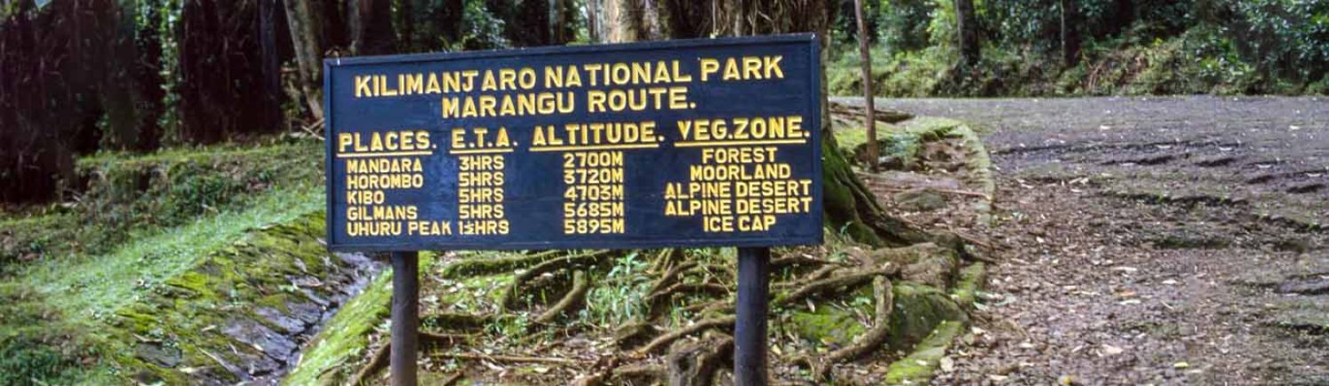 Kilimanjaro - Marangu route huts