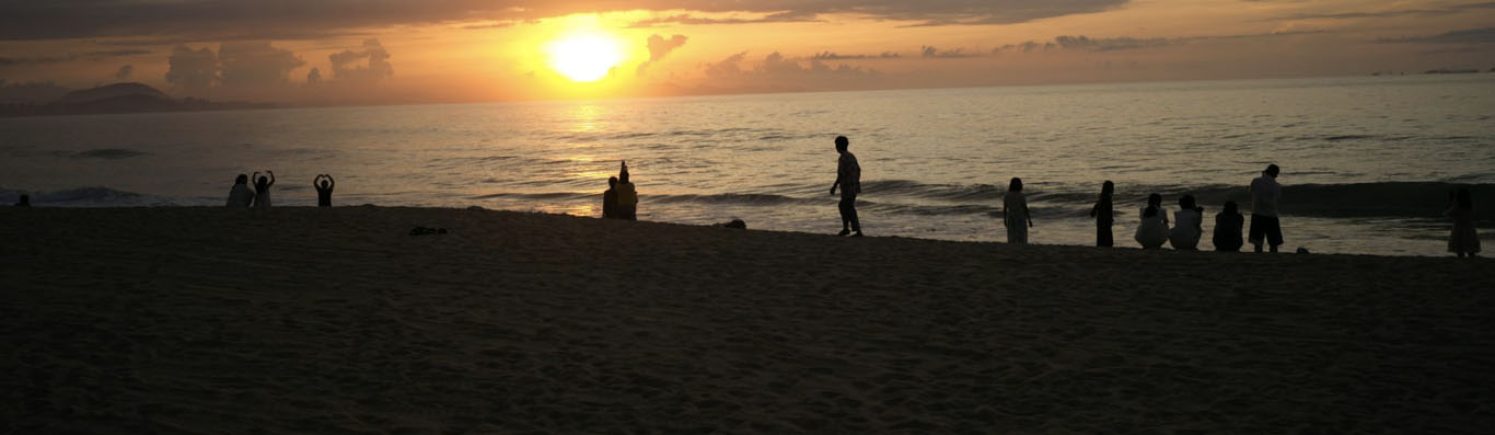 sunset on Jambiani beach